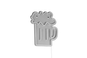 BEER - Nowoczesna lampa ścienna 1xLED zintegrowany - kolor naturalny