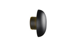 DAVEY - Nowoczesna lampa ścienna 1xLED zintegrowany 3000K - kolor czarny