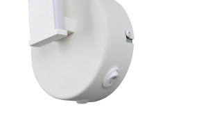 GINKO - Nowoczesna lampa ścienna 1xLED zintegrowany 4000K - kolor biały
