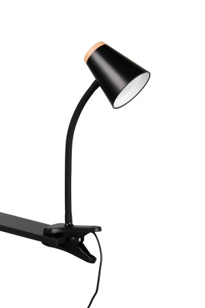 PONGO - Lampka biurkowa 1xLED zintegrowany 3000K - kolor czarny