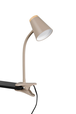 PONGO - Lampka biurkowa 1xLED zintegrowany 3000K - kolor beżowy