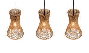 BIJOU - Wisząca lampa nowoczesna 3xE27 - kolor czarny