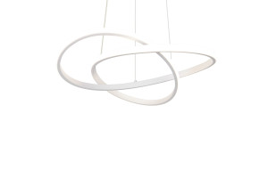 MANSA - Wisząca lampa nowoczesna 1xLED zintegrowany 4000K - kolor biały