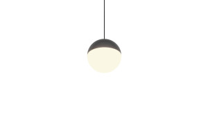 SENTA - Wisząca lampa nowoczesna 1xLED zintegrowany 3000K - kolor czarny