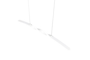 GINKO - Nowoczesna lampa wisząca 1xLED zintegrowany 4000K - kolor biały