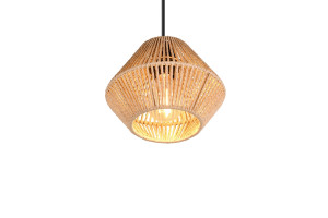 LUCILLE - Wisząca lampa nowoczesna 1xE27 - kolor czarny