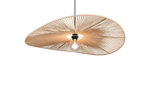 LAURINE - Wisząca lampa nowoczesna 1xE27 - kolor czarny