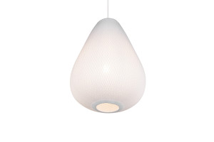 JANINE - Wisząca lampa nowoczesna 1xE27 - kolor biały