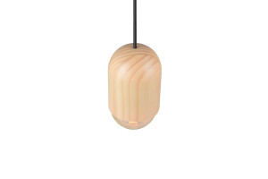 NARA - Wisząca lampa nowoczesna 1xE27 - kolor drewno jasne i ciemne