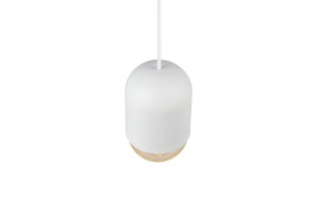 NARA - Wisząca lampa nowoczesna 1xE27 - kolor biały