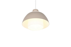 TILOS - Wisząca lampa nowoczesna 1xE27 - kolor beżowy