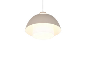 TILOS - Wisząca lampa nowoczesna 1xE27 - kolor beżowy