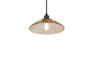 ELUNA - Wisząca lampa nowoczesna 1xE27 - kolor czarny