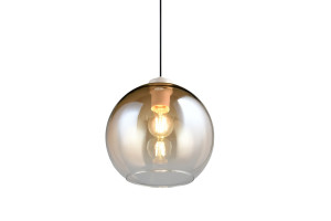 LIORA - Wisząca lampa nowoczesna 1xE27 - kolor złoty i odcienie złota