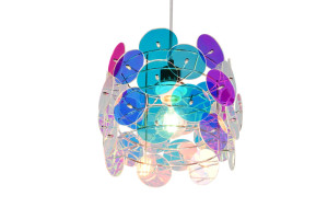 IRIDE - Wisząca lampa nowoczesna 1xE27 - kolor naturalny