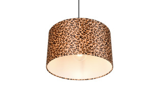 PARDINA - Wisząca lampa nowoczesna 1xE27 - kolor czarny
