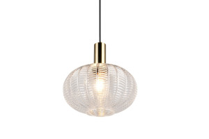 ELVEZIA - Wisząca lampa nowoczesna 1xE27 - kolor naturalny