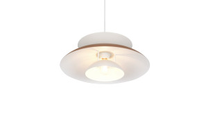 AMARILA - Wisząca lampa nowoczesna 1xE27 - kolor szary i odcienie szarości