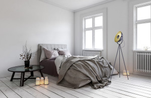 CHEWY - Lampa podłogowa 1xE27 - kolor czarny