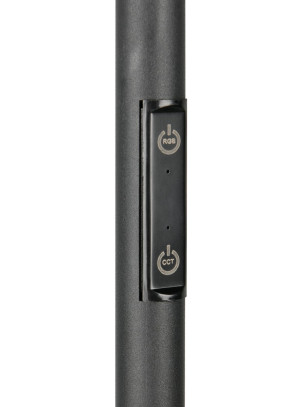 SAMBA - Lampa podłogowa 1xLED zintegrowany 2700-6500K - kolor czarny