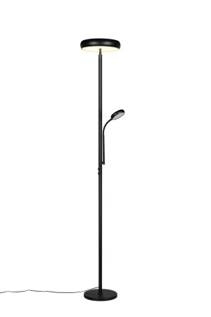 PALERMO - Lampa podłogowa 1xLED zintegrowany 3000-4000-6500K - kolor czarny