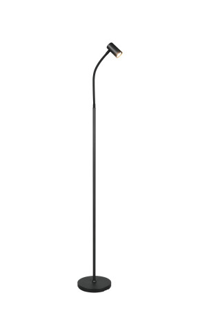 TARYN - Lampa podłogowa 1xGU10 - kolor czarny