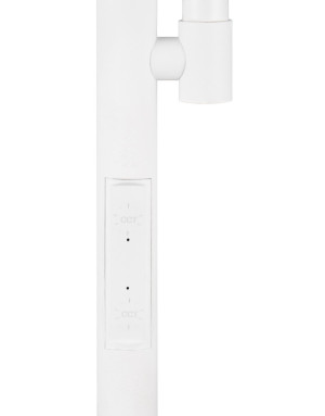 SPECTER - Lampa podłogowa 2xLED zintegrowany 2700-6500K - kolor biały