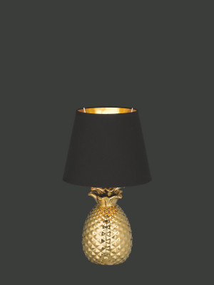 PINEAPPLE - Lampa stołowa 1xE14 - kolor złoty i odcienie złota