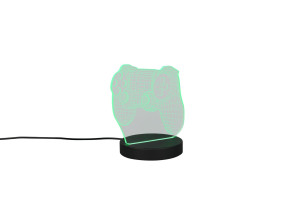 JOY - Lampa stołowa 1xLED zintegrowany - kolor czarny
