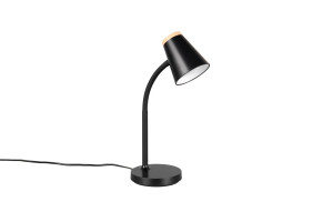 PONGO - Lampa stołowa 1xLED zintegrowany 3000K - kolor czarny