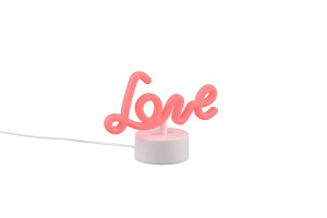 AMOR - Lampa stołowa 1xLED zintegrowany - kolor biały