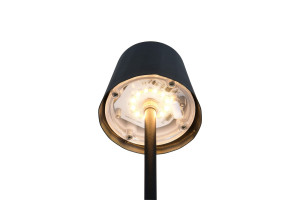 DIAZ IP44 - Lampa stołowa 1xLED zintegrowany 2700-6500K - kolor czarny