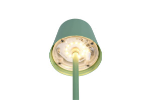 DIAZ IP44 - Lampa stołowa 1xLED zintegrowany 2700-6500K - kolor zielony