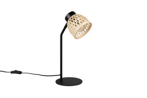 LAURENT - Lampa stołowa 1xE14 - kolor czarny