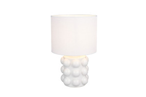 KATE - Lampka biurkowa 1xE27 - kolor biały