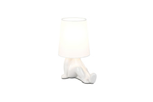 HUMA - Lampa stołowa 1xE14 - kolor biały