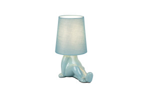 HUMA - Lampa stołowa 1xE14 - kolor niebieski