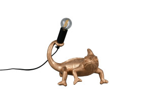 CRAWLY - Lampa stołowa 1xE14 - kolor złoty i odcienie złota