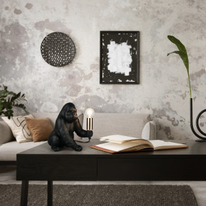 KONG - Lampa stołowa 1xE14 - kolor czarny