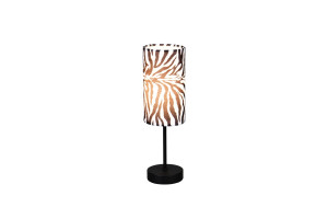 ZEBARA - Lampa stołowa 1xE14 - kolor czarny