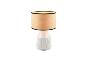 FORMENTERA - Lampa stołowa 1xE27 - kolor biały