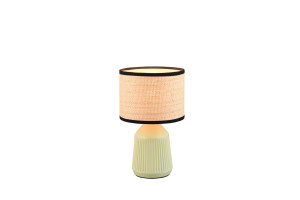 FORMENTERA - Lampa stołowa 1xE14 - kolor zielony