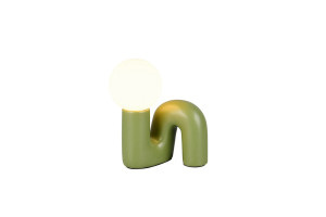 QUINN - Lampa stołowa 1xG9 - kolor zielony