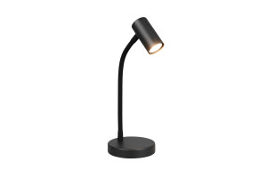 TARYN - Lampa stołowa 1xGU10 - kolor czarny