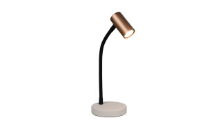 TARYN - Lampa stołowa 1xGU10 - kolor beżowy