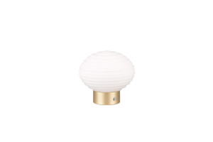 EARL - Lampa stołowa 1xLED zintegrowany 3000K - kolor złoty i odcienie złota