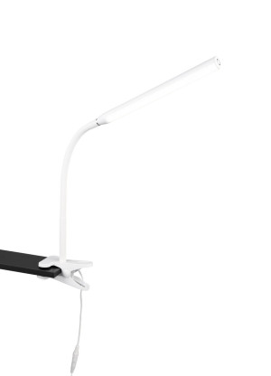 NEVADA - Lampka biurkowa 1xLED zintegrowany - kolor biały