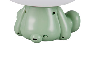 CUTIE - Lampa stołowa 1xLED zintegrowany 3000K - kolor zielony