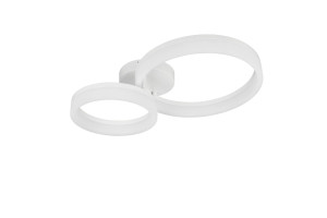 SCOPE - Nowoczesna lampa sufitowa 1xLED zintegrowany 4000K - kolor biały