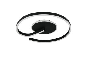 CALLE - Nowoczesna lampa sufitowa 1xLED zintegrowany 2300-3000-4000K - kolor czarny